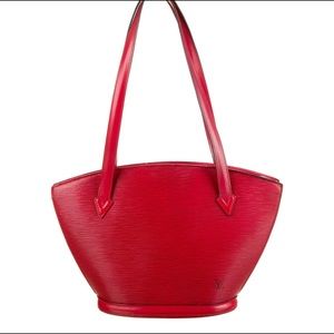 Louis Vuitton Epi Leather Saint Jacques Red bag